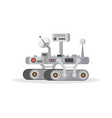 mars rover isolated icon vector image