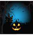 halloween background vector image