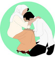 sungkem1 flat vector image vector image