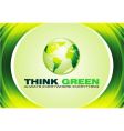 ecology background vector image