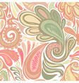 paisley seamless pattern vector image vector image