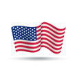 vintage flag of usa for memory day veterans vector image