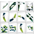 flyers brochure design templates set layouts vector image
