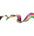 rainbow ribbon vector image