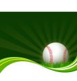 baseball background vector image vector image