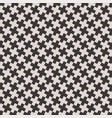 black and white seamless crosses pattern vector image