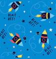 space pattern vector image vector image