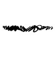 grunge ink pen stroke vector image