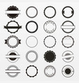 variety decorative badges set vector image vector image