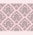 damask seamless pattern background classical vector image