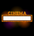 theater sign vector image vector image