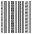 tire tracks big seamless collection set vector image