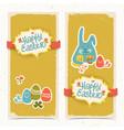 happy easter banners vector image