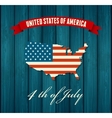 american independence day flat design vector image vector image