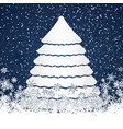 blue christmas background vector image vector image