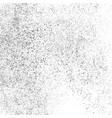 black grainy texture isolated on white vector image