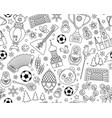 russian world cup soccer football championship vector image vector image