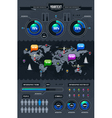 set of infographics elements vector image vector image