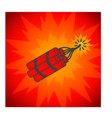 concept of dynamite on white vector image