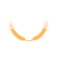 semicircle ripe wheat vector image