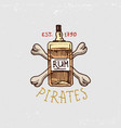 set of engraved hand drawn old labels or badges vector image