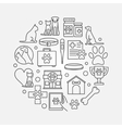 pet care veterinary hospital vector image