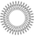 sun rays abstract hand drawn brushes vector image vector image