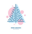 abstract geometric christmas tree vector image vector image