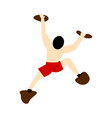alpinist icon vector image