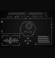 futuristic screen vector image