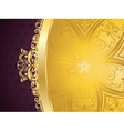 purple decorative background vector image