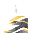 abstract art background with mountain desert vector image vector image