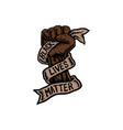 black lives matter vector image vector image