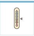 thermometer icon vector image