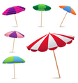 beach umbrella vector image vector image
