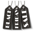 black friday sale tags friday sale vector image
