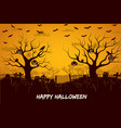 happy halloween composition vector image