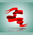 ribbon banner vector image vector image