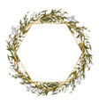 bohemian romantic decor vintage botanical vector image vector image