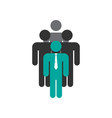business team leader icon design template isolated vector image vector image
