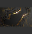 luxury gold background elegant black with gold vector image