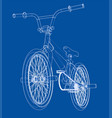 bicycle bmx vector image vector image