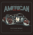 t-shirt label design vector image