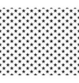 black white seamless pattern stars background vector image vector image