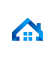 house icon abstract simple realty logo vector image