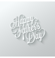 fathers day cut paper lettering background vector image vector image