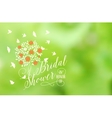 marriage card vector image