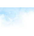 abstract blue and white polygonal mosaic vector image