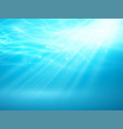 blue deep water and sea abstract natural vector image