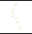 golden scattered stars on sky spread icon flat vector image vector image